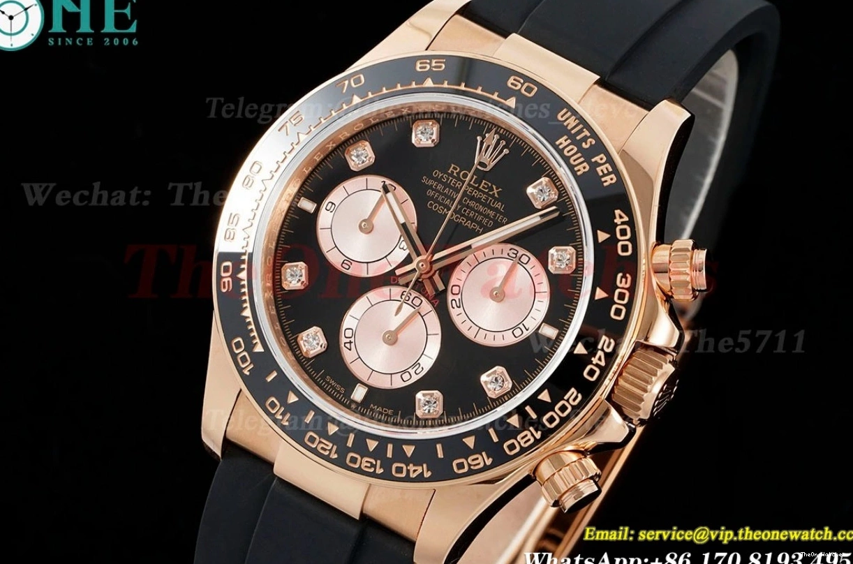 (Gain RG RU Weight) 40mm Daytona 126515 Dia QF Black SH4131 0113